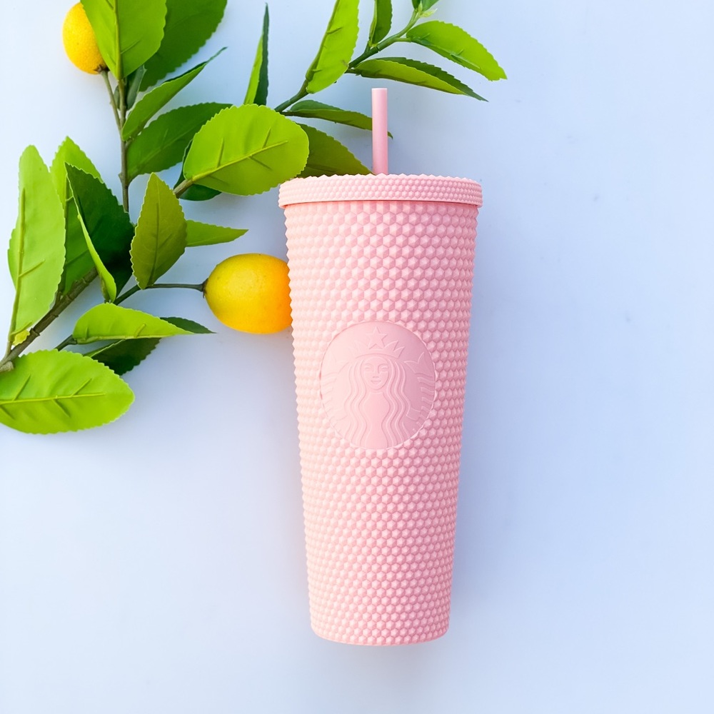 Starbucks Pink Matte Studded Tumbler • Spring 2020